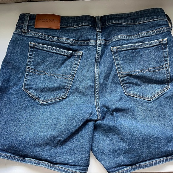 Lucky Brand, button front, denim shorts. EUC - Picture 3 of 4